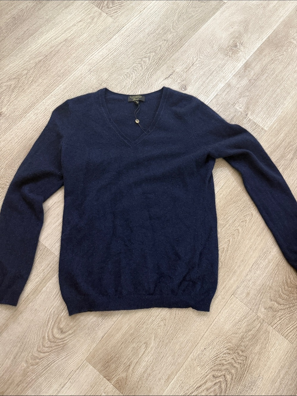 Charter Club Men's V-Neck Sweater in Navy